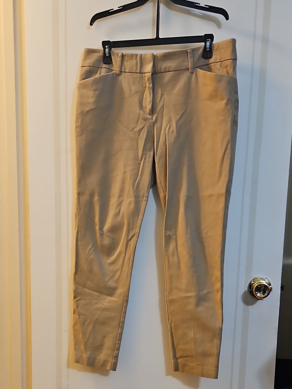 New York & Company Tan Stretch Pants